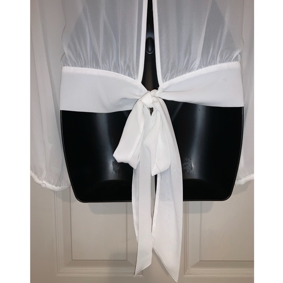 Rebecca Minkoff Zariah top in white –– NWT - Picture 14 of 17